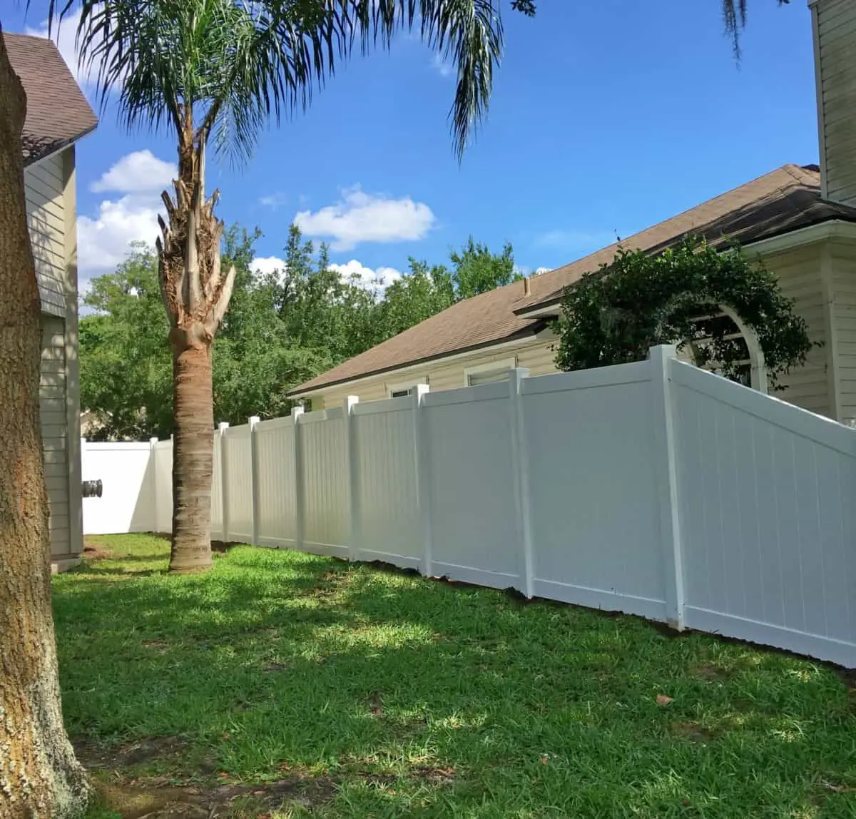 White Vinyl Fence Jacksonville Fence Outlet