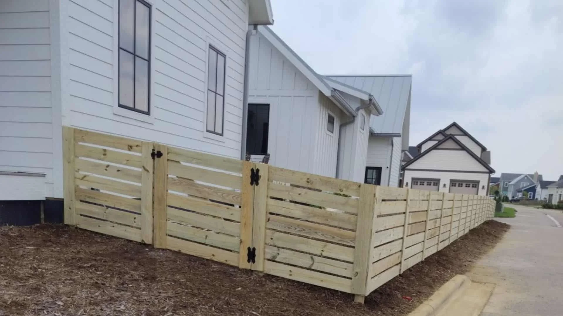 wooden fence near me