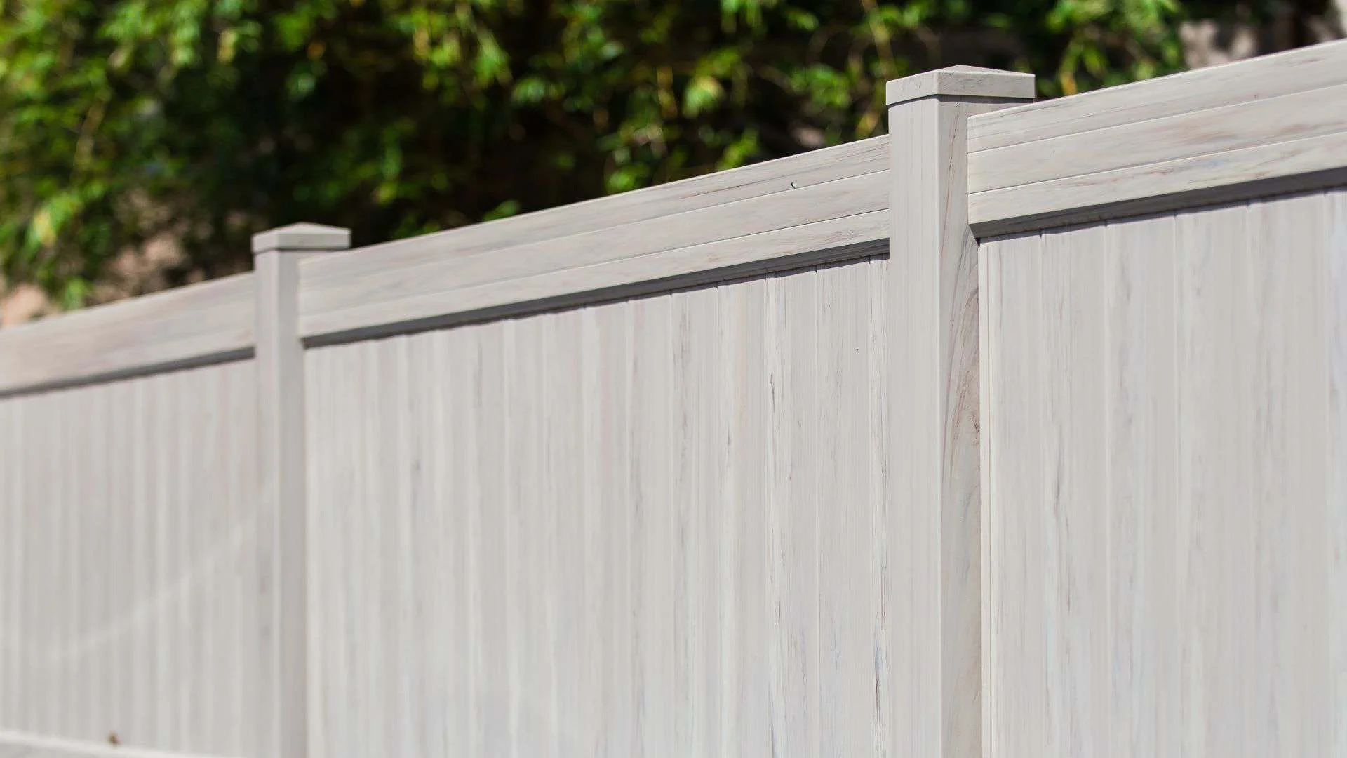 Orange CT Heartwood vinyl fences