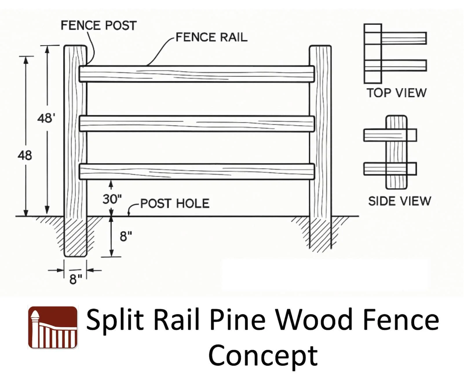 Split Rail Fence 