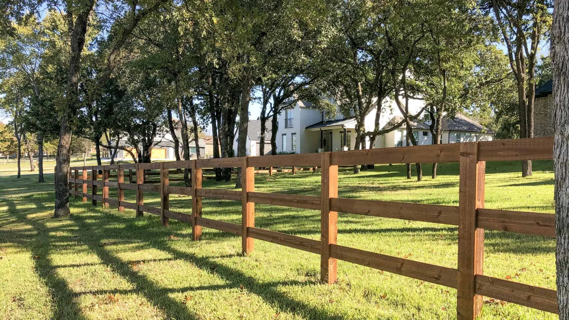 A Wood Rail Fence Is As Beautiful As It Is Efficient In Protecting Homes In Rural, Suburban And Estate-Style Settings