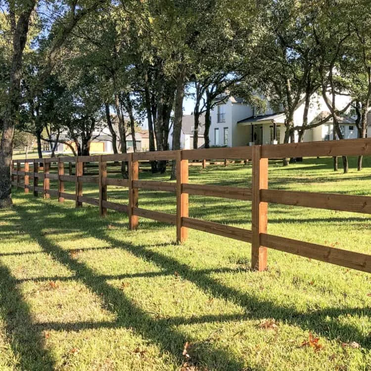 rustic farm fences