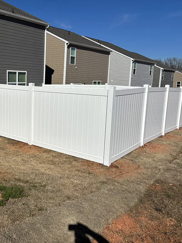 Residential Vinyl Fence Court House Ave York, SC 29745 01132026