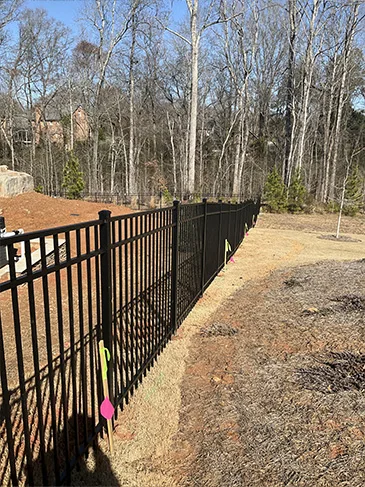 Residential Aluminum Fence Brown Creek Dr Weddington, NC 28104 013124
