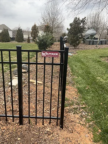 Residential Aluminum Fence Ancestry Cir Weddington, NC 28104 020724