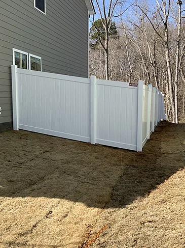 Vinyl Privacy Fence Piedmont Run Rd Mt Holly 28120 020325