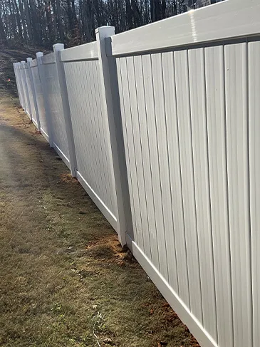 Residential Vinyl Privacy Fence Piedmont Run Rd Mt Holly, NC 28120 120224