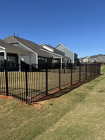 Residential Aluminum Fence Goorawing Ln Mooresville, NC 28115 102025