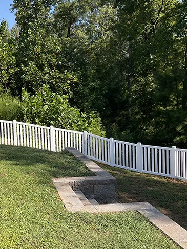 Vinyl Picket Fence Tallow Ct Mooresville, NC 8117 091125