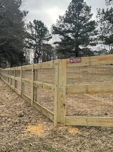 Ranch rail with wire Belk St Lancaster, SC 29720 020525