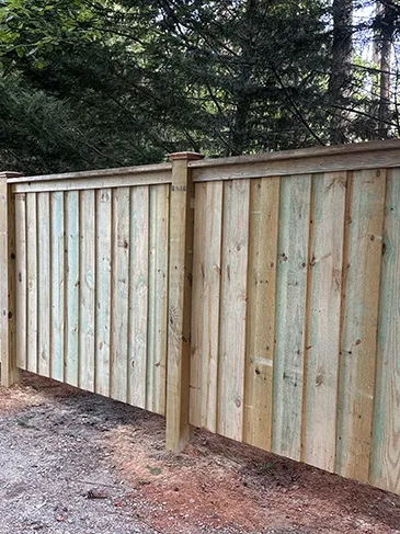 Wood Privacy Fence Natona Rd Lake Wylie, SC 29710 082525