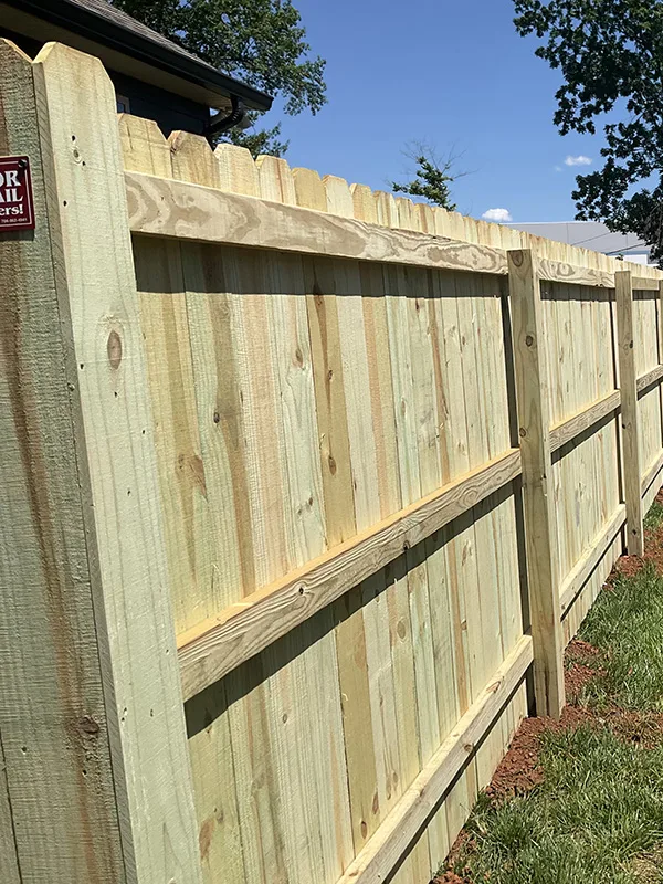 Stockade Wood Fence Roper St Belmont, NC 28012 20250522