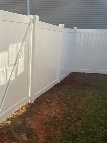 Vinyl Privacy Fence Teton Dr Gastonia, NC 28054 022625