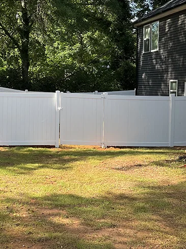 Vinyl Privacy Fence Bradford St Gastonia, NC 28054 061825