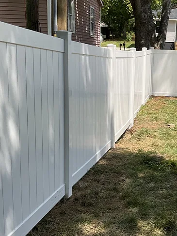 Residential Vinyl Privacy Fence Myers St Gastonia, NC 28056 071425