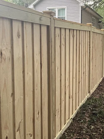 Board on Board Wood Fence San Mateo Pl Cornelius, NC 28031 062325