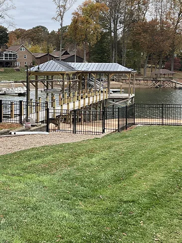 Residential Aluminum Fence Country Club Dr Cornelius, NC 28031 111423