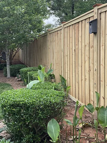 Wood Privacy Fence Tryon St Cornelius, NC 28031 043025
