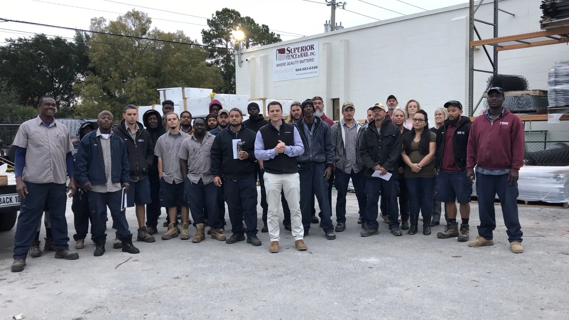 Superior Fence and Rail of Jacksonville, FL Team photo