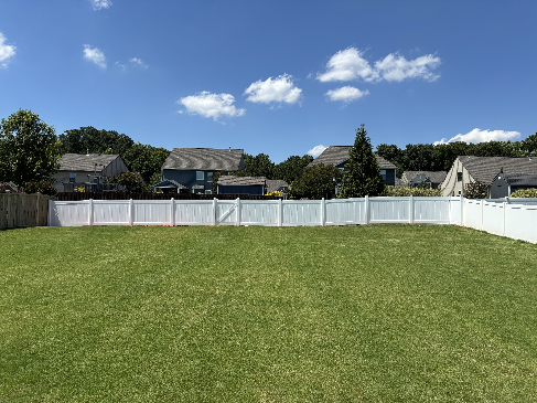 White Vinyl Fence