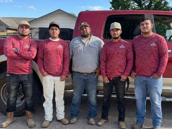 Fence Installation Team led by Pablo and Luis of SFR Central Texas