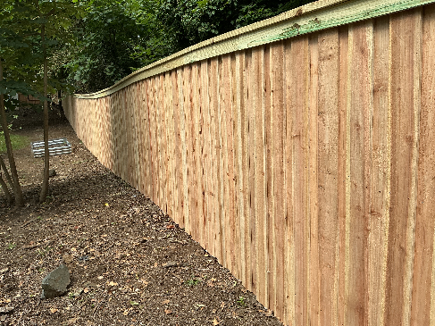 Natural Wood Fence