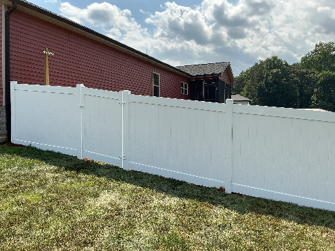 White Vinyl Fence