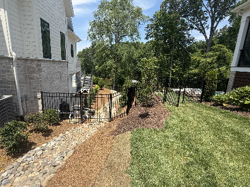 Black Aluminum Fence