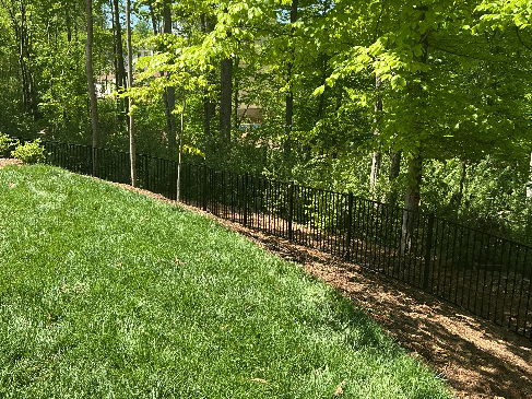 Black Aluminum Fence