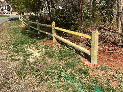 Split Rail Wood Fence