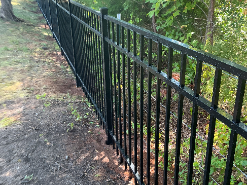 Black Aluminum Fence