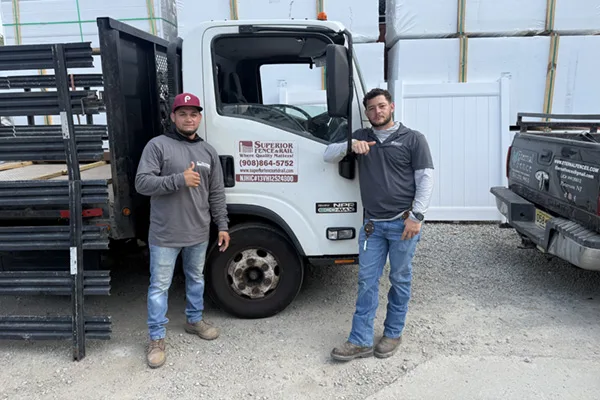 Fence Install Team of SFR-Passaic-Bergen-Counties: Santiago And Jorge