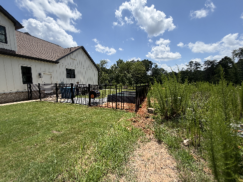 Black Aluminum Fence