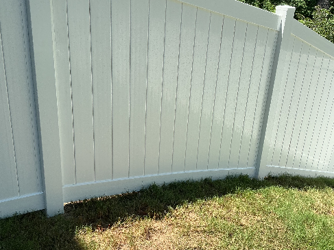 White Vinyl Fence