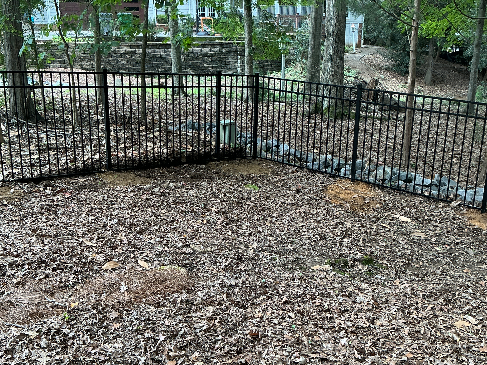 Black Aluminum Fence