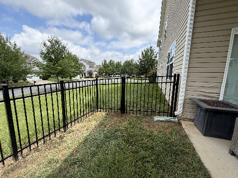 Black Aluminum Fence