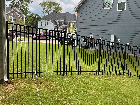 Black Aluminum Fence