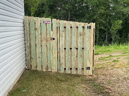 Wood Shadowbox Fence