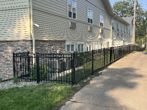 Black Steel Fence