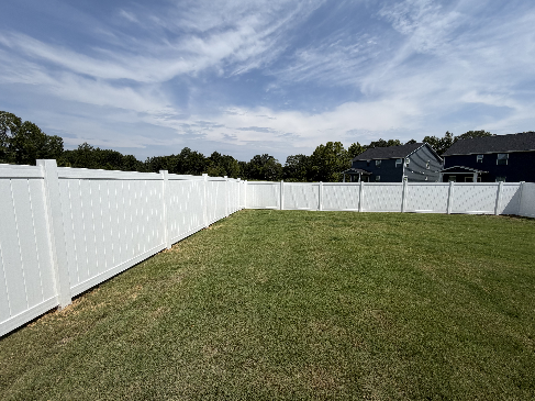 White Vinyl Fence