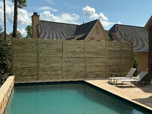 Horizontal Wood Fence