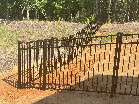 Black Aluminum Fence