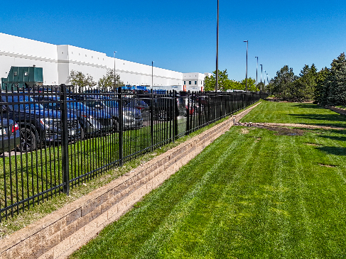 Black Steel Fence