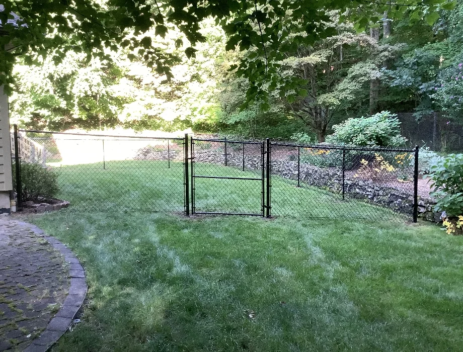 Black Chain Link Fence