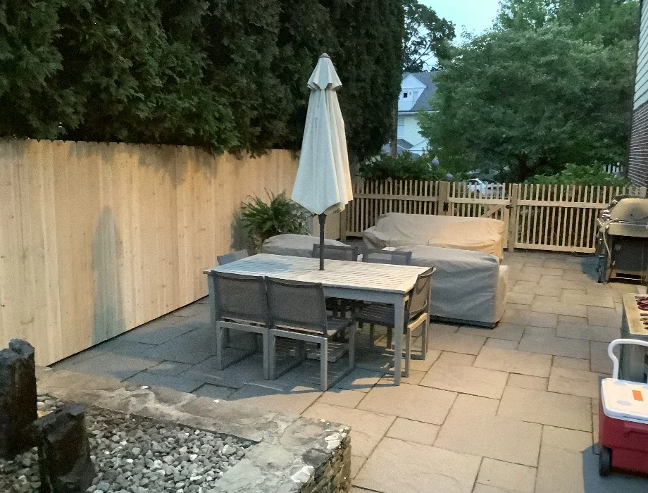 Natural Wood Fence