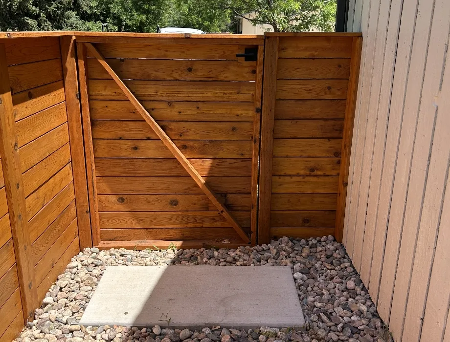 Natural Wood Fence