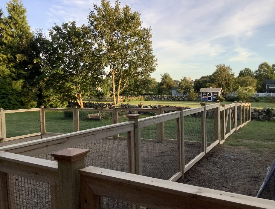 Natural Wood Fence