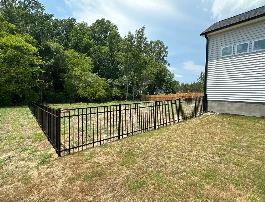 Black Aluminum Fence