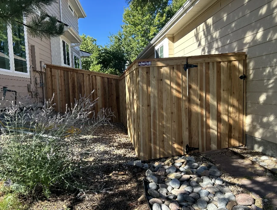 Natural Wood Fence