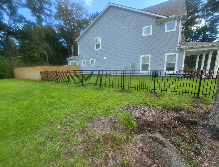 Black Aluminum Fence